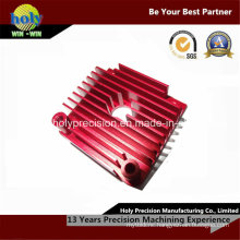 CNC Machining Aluminum Motorcycle Heat Sink with Anodizing